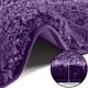 thumbnail image 4 of Alfombras de baño antideslizantes, lavables, de microfibra, color morado, grandes, absorbentes y peludas, para ducha, de 50 x 81 cm, 4 of 6