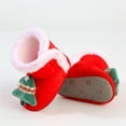 thumbnail image 3 of AIGUR Infrant Baby Christmas Shoes, Santa Claus Tree Soft Sole Non-Slip Walking Shoes Flats Winter Shoes For Girls Boys, 3 of 7