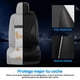 thumbnail image 3 of Fundas para Asientos de Automovil, Juego 9 pzs Universales Cuatro Estaciones Cubre Asientos, Cuero PU & Malla Transpirable, para Todas Las Estaciones, Resistente Al Polvo, para Coches, SUV Etc, 3 of 7