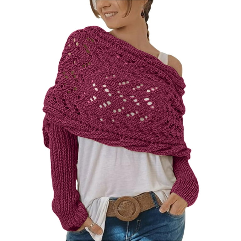 DVKOVI Women Autumn and Winter Solid Color Multifunctional Scarf