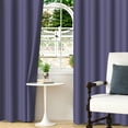 thumbnail image 3 of Lfeey Indoor/Outdoor Blackout Curtains, Grommet Window Curtains for Living Room, Dark Purple, 42 x 72 inch, 2 Panels, 3 of 6