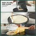 thumbnail image 2 of FANRUINA 12" Electric Crepe Maker & Griddle, Nonstick Surface, Adjustable Temp Control, Includes Spreader & Spatula for Pancakes, Omelets, Quesadillas, Compact Design, 2 of 8