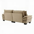 thumbnail image 4 of Modern Corduroy Sofa Sleeper Couch 84*32*32" for Bedroom, Living Room - Durable & Comfortable, 4 of 21