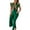 Green, variant on PMUYBHF Outfits for Women 2024 Plus Size Outfits for Women Clubwear Red Women Casual Fashion Print Ruffle Sleeve Vest Shirt Blouse Betton Pant with Belt Set Suits