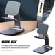 thumbnail image 5 of Seitruly Soporte de plástico para tableta, portátil, ergonómico, estirable, reutilizable, almohadilla de silicona, soporte para teléfono Teléfono y Comunicación Negro, 5 of 6