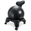 Balance Ball Chair with Base & Back Support for Home and Office - Stability Ball Chair & Exercise Ball