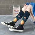 thumbnail image 3 of Lsque Solar System And Planets Printed Crew Socks Men's Women's LightWeight Thin Casual Calf Socks ,Knee High Socks,Cotton Socks, 3 of 9
