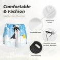 thumbnail image 4 of Cauagu Collie in Bathtub Print Women's 2 in 1 Running Shorts Athletic Workout Gym Yoga Shorts Running Shorts for Women-X-Large, 4 of 7