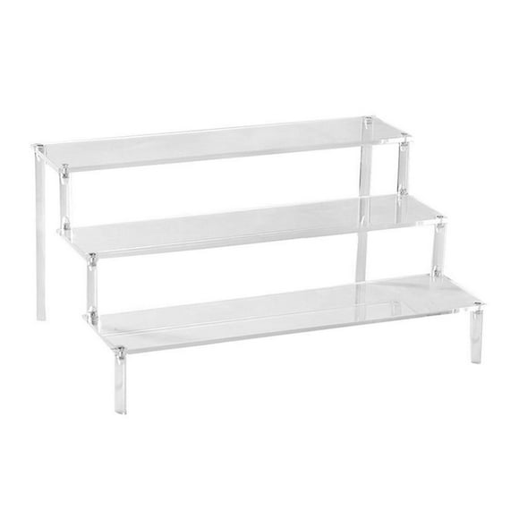 EIGTHTAIL Display Shelf Shelves Clear Ladder Bookcase Acrylic Lipstick Rack Detachable Stand Action Figure Jewelry Toy