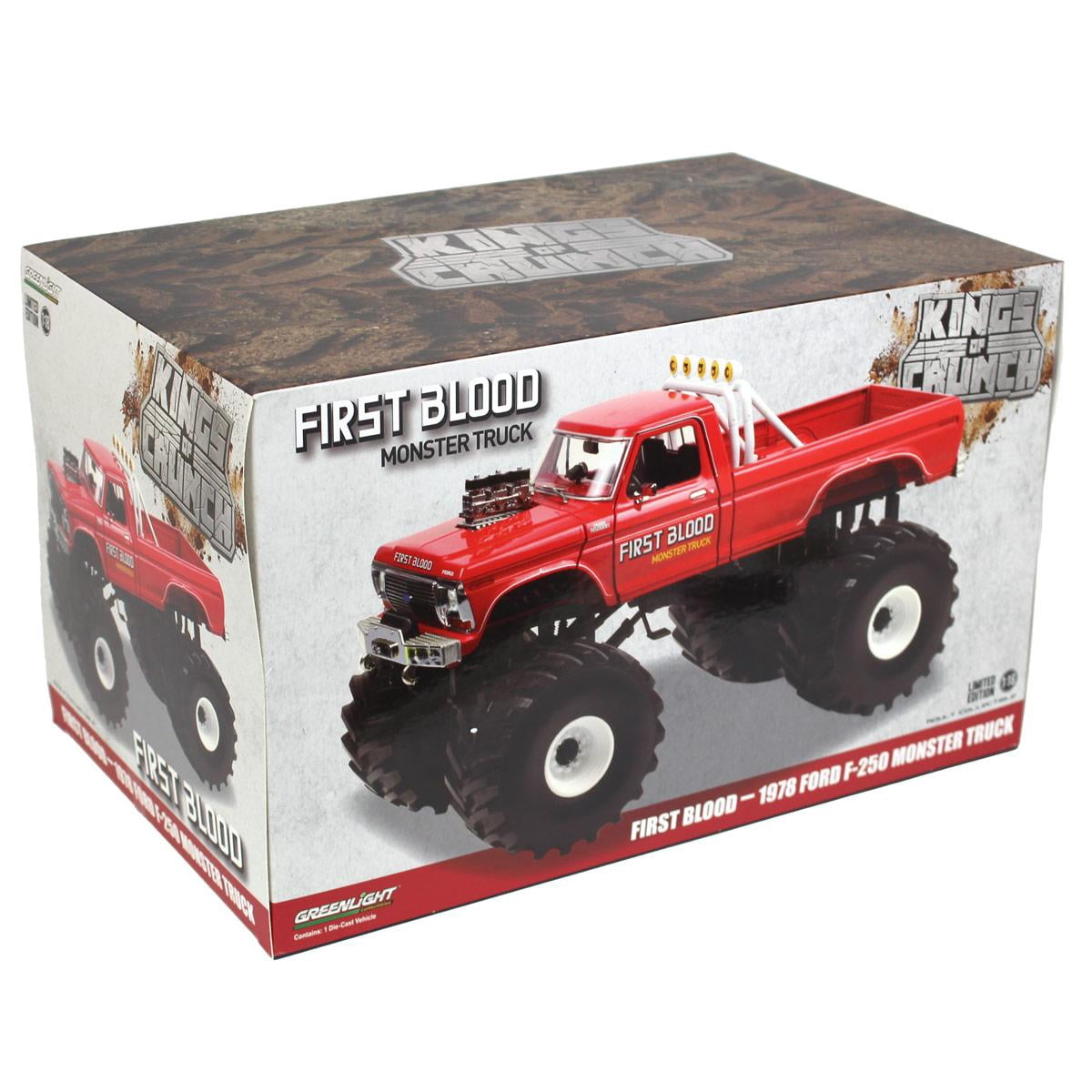 GREENLIGHT COLLECTIBLES 1/18 - FORD F 250 Monster Truck - First Blood 1978