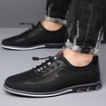thumbnail image 4 of Men's Casual Leather Shoes Non Slip Loafers Fashion Sneakers Comfortable Work Office Dress Driving Walking Shoes, 4 of 7