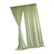 thumbnail image 1 of Cortinas de fondo de 2 paneles, fondo ligero con bolsillos para varillas, fondo suave Verde, 1 of 9