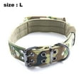 thumbnail image 2 of Collar táctico para perro, Collar ajustable de nailon, Collar militar para perro, mango de hebilla de Metal resistente Adepaton Correas y Collares para Perros, 2 of 5