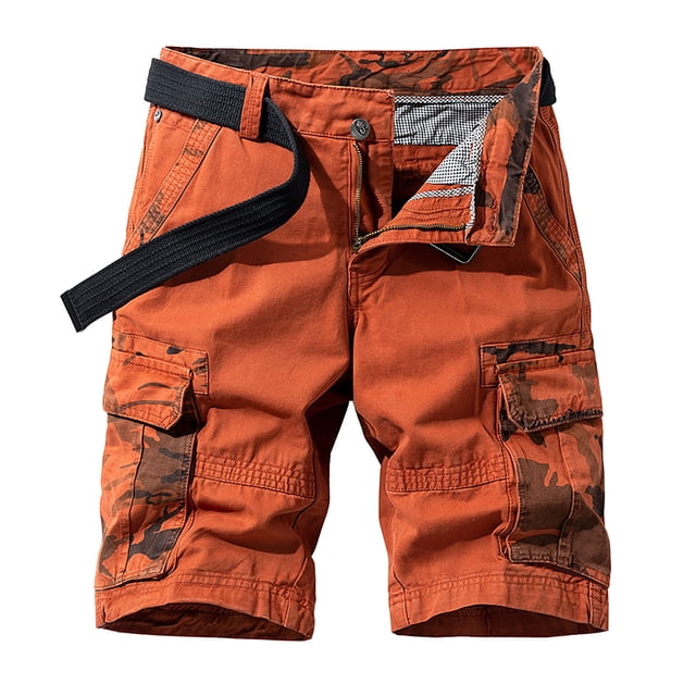 PEASKJP Cargo Shorts pour Hommes Grande Taille Alpinisme Randonnée avec Protection Solaire, Kaki 31