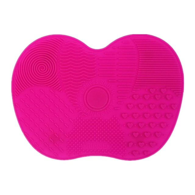 Almohadilla limpiadora de brochas de maquillaje portátil jinwen herramienta de lavado compacta reutilizable