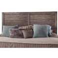 thumbnail image 6 of Bowery Hill Modern Farmhouse Weathered Gray Wood King Panel Headboard, 6 of 7