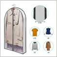 thumbnail image 6 of Harpi Closet Organizers and Storage, Garment Bag Suit Bag for Closet Storage and Travel Foldable Garment Bag With Two Transparent Window for Hanging Clothes Travel Suit Bag for Suits Skirts Jacket, 6 of 6