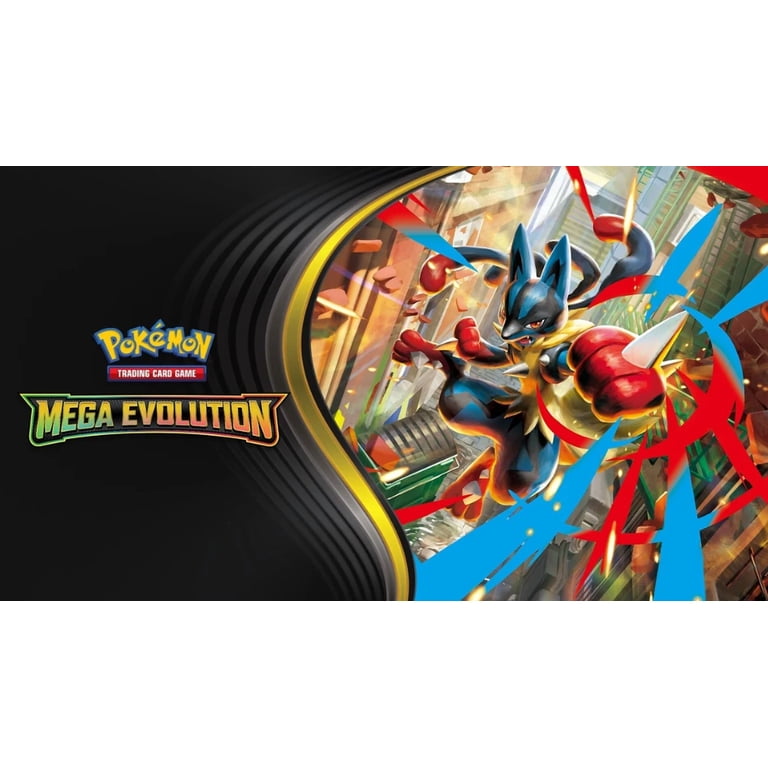 pokémon trading card game: mega evolution elite trainer box- lucario POKEMON TCG POKEMON CENTER MEGA EVOLUTION LUCARIO ELITE TRAINER BOX – One  Of Us Comics main image 0