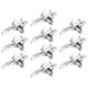 thumbnail image 1 of OUNONA 10Ud Accesorios De Cruz En Metal Plata Con De Rhinestones Para Decorar, 1 of 6
