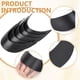 thumbnail image 4 of 20Pcs 2 Colors Baseball Cap Visor Insert Black & White Ball Cap Form Shaper Plastic Hat Brim Baseball Hat Shaper Bump Cap Insert for Craft Sewing Caps Supplies Making, 4 of 5