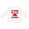 thumbnail image 3 of Inktastic Grammy Loves Me Grandchild Gift Boys or Girls Long Sleeve Toddler T-Shirt, 3 of 5