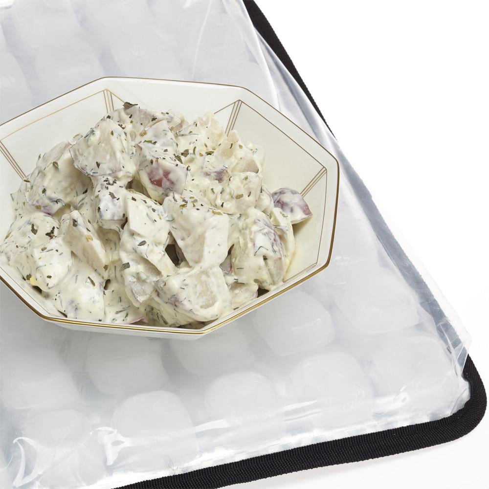 FlexiFreeze Party Mat Chiller, Cool Serving Tray for Cold Food - Blue