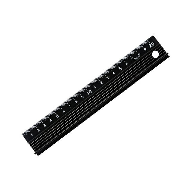 Kuymtek Recta Aleación Aluminio para E Ingeniero Carpintería (20 Cm)