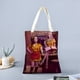 thumbnail image 2 of Broke Girls Bolso de tela con estampado de lienzo para mujer, bolsa de compras reutilizable y estética, con cremallera interior, regalo para mujer, 35 × 40 cm., 2 of 6