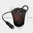 thumbnail image 2 of Adaptador de corriente del enchufe del encendedor electrónico de la taza del vehículo 4 en 1 del cargador del coche de 3 puertos USB, luz roja Speravity EL2026-01B, 2 of 2