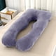 thumbnail image 1 of FloHua U-Shaped Maternity Pillow Cover – Washable & Removable, Perfect for Pregnant Women’s Sleep, Nursing & Comfort, Soft & Breathable Fabric, 1 of 9
