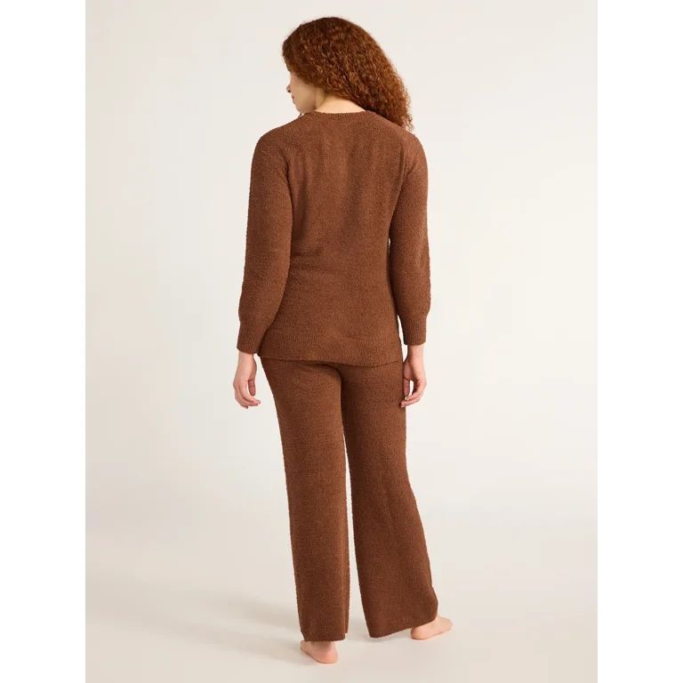 Joyspun Chenille Top and Pants Set Loungewear