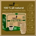 thumbnail image 6 of Impresserve Unbleached Paper Coffee Filters - 300 Count, 6 of 7