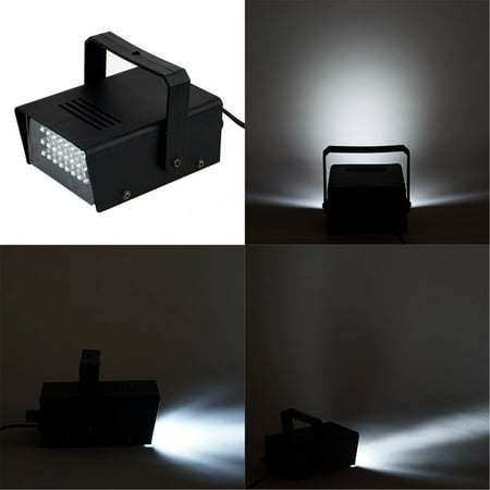 - Efavormart 35 Watt White 24 LEDs Mini Bright Strobe Flash Light With Speed Control For Wedding Birthday Party Event Decoration