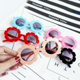 thumbnail image 5 of Anti-UV Glasses Ins Super Fire the Same Personality Small Flower Candy Color Wild Children Sunglasses Eyewear, 5 of 5