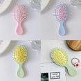 thumbnail image 4 of 3 uds cepillos para el cabello Mini cepillos desenredantes portátiles peines de masaje ovalados cepillos de paleta de pelo pequeños cepillos para el cabello para mujeres y niñas, 4 of 5