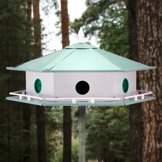 Heath Outdoor Products Deluxe Aluminum Purple Martin Birdhouse - 6
