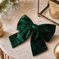 thumbnail image 6 of JHRGJIO Christmas Bow Decoration, Velvet Christmas Tree Bows Hanging Decor, Suitable For Christmas Trees Wreaths Door Wall Decorations And Festive Home Party Arrangements, 6 of 6