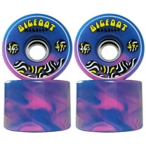 Bigfoot Longboard Wheels - 76mm Swirl Blue/Pink
