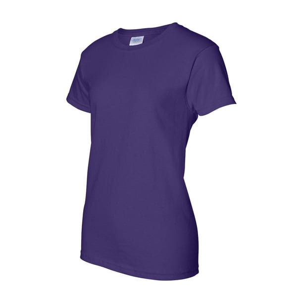 Gildan - Ladies' Ultra CottonÂ® 6 oz. T-Shirt - PURPLE - 3XL - Walmart.com - Walmart.com