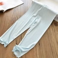 thumbnail image 6 of Posijego Girls Leggings Ruffled Hem Full Length Slim Leg Long Pants for Kids Girls High Waist Workout Yoga Dance Leggings, 6 of 7