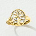 thumbnail image 6 of Ross-Simons 14kt 2-Tone Gold Cut-Out Tree Of Life Ring, Women's, Adult, 6 of 7