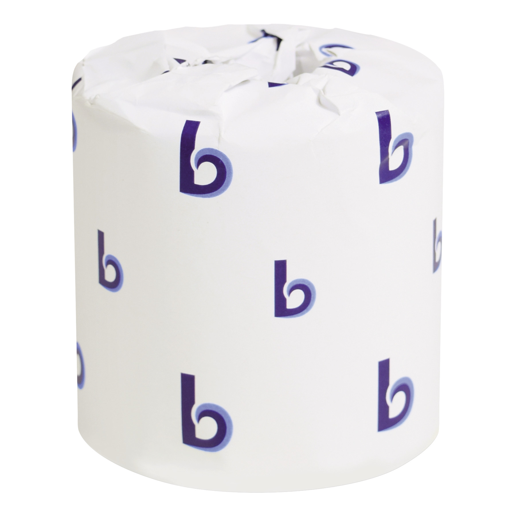 Boardwalk Standard Roll Toilet Paper, 2-Ply, Individually Wrapped, 4″ x 3″ Sheet, 500 Sheets per Roll, 96 Rolls per Carton