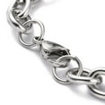 thumbnail image 2 of Resistant 304 Stainless Steel Figaro Chain Bracelets with Lobster Claw Clasps Stainless Steel Color 8-1/8 inch(20.5cm), 2 of 3