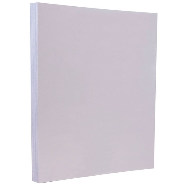 JAM Vellum Bristol Cardstock, 8.5x11, 50/Pack, 67lb Orchid Purple