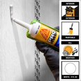 thumbnail image 2 of Sikaflex Insulation Sealant & Adhesive, White, Flashing Sealant, Bonds to Most Insulation Boards and Wraps, 9 fl.oz. Cartridge, 2 of 5