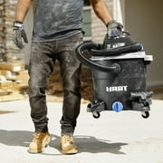 HART VOC1012PF 3703 10 Gallon 6 Peak HP Poly Wet/Dry Vacuum with Locking Accessories