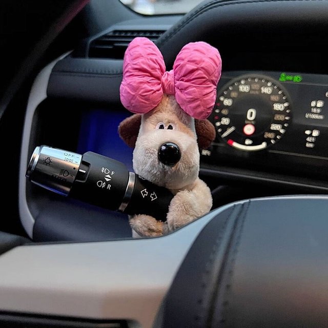 Car Decoration Dog Premium Cute Car Plush Doll Decorations For Wiper Shift Hand