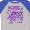 thumbnail image 4 of Inktastic October is Domestic Violence Awareness Month Boys or Girls Toddler T-Shirt, 4 of 5