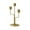 Gold, variant on Dining Table Centerpieces Candle Stand Modern Structure with Sturdy Base Ideal for Home Decor Dining Table Centerpieces Weddings Events and Gift Giving
