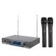 thumbnail image 4 of Micrófono dual inalámbrico portátil UHF, micrófono Karaoke con receptor (EE. UU. 100-240V), 4 of 8